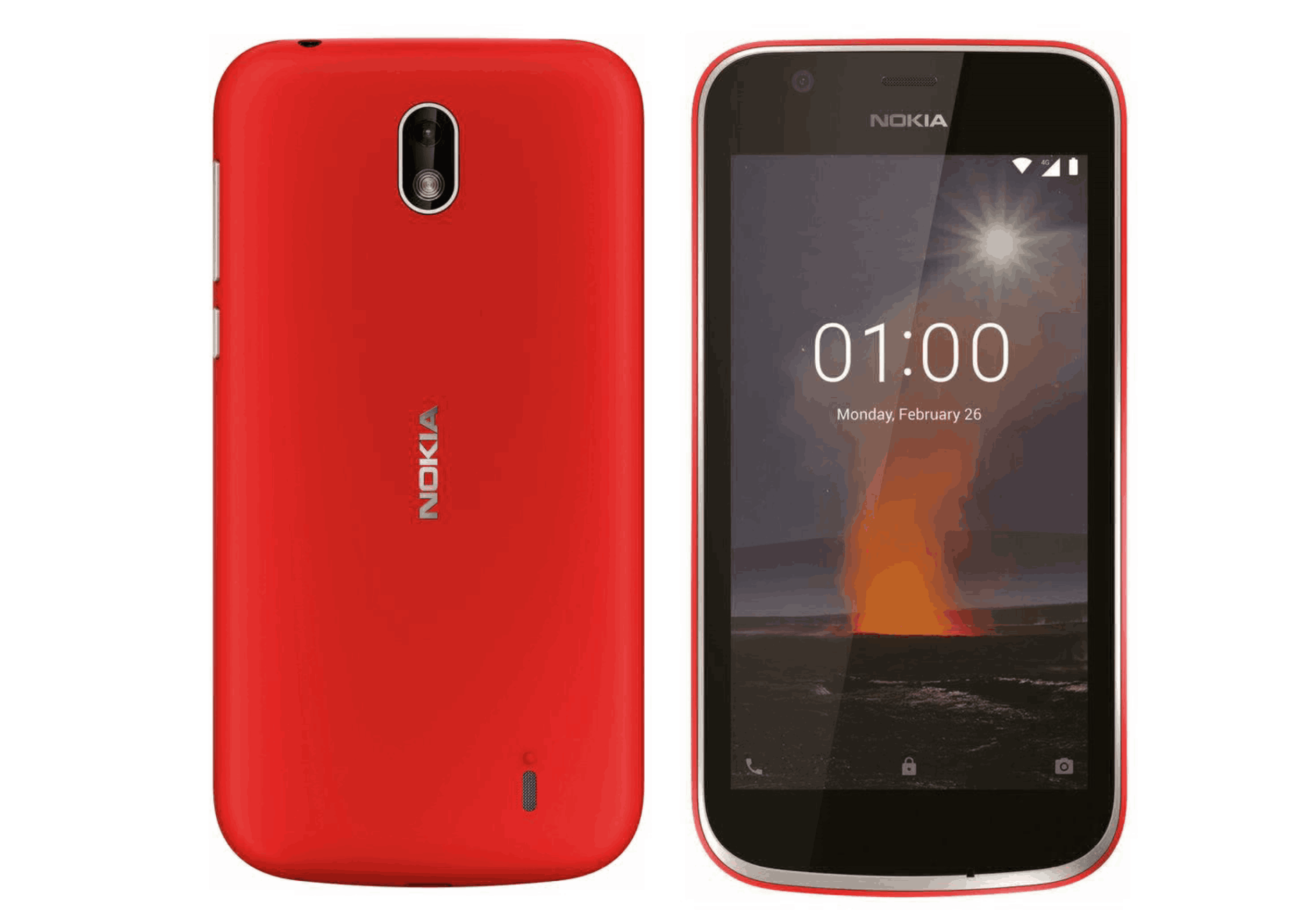 Nokia 1 in Red
