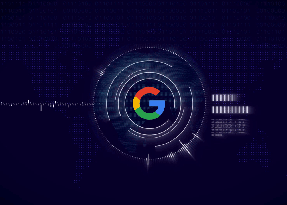 Google tracks you blog header