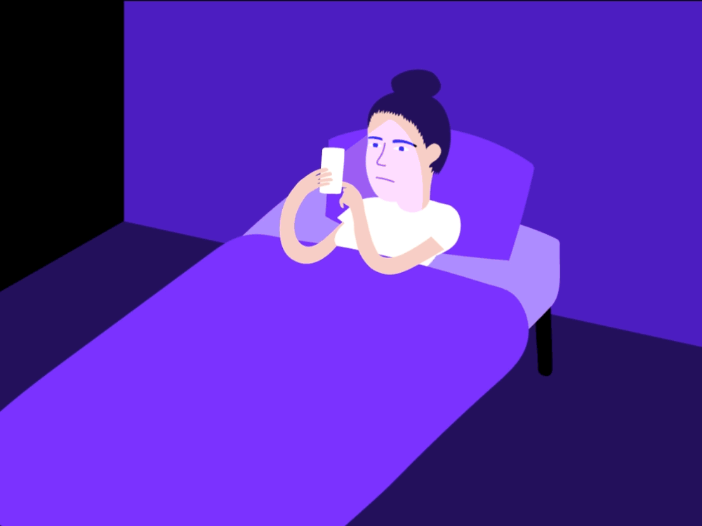 Nomophobia - The Silent Struggle Phone in bed 06