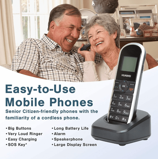 Big button mobile phone for elderly