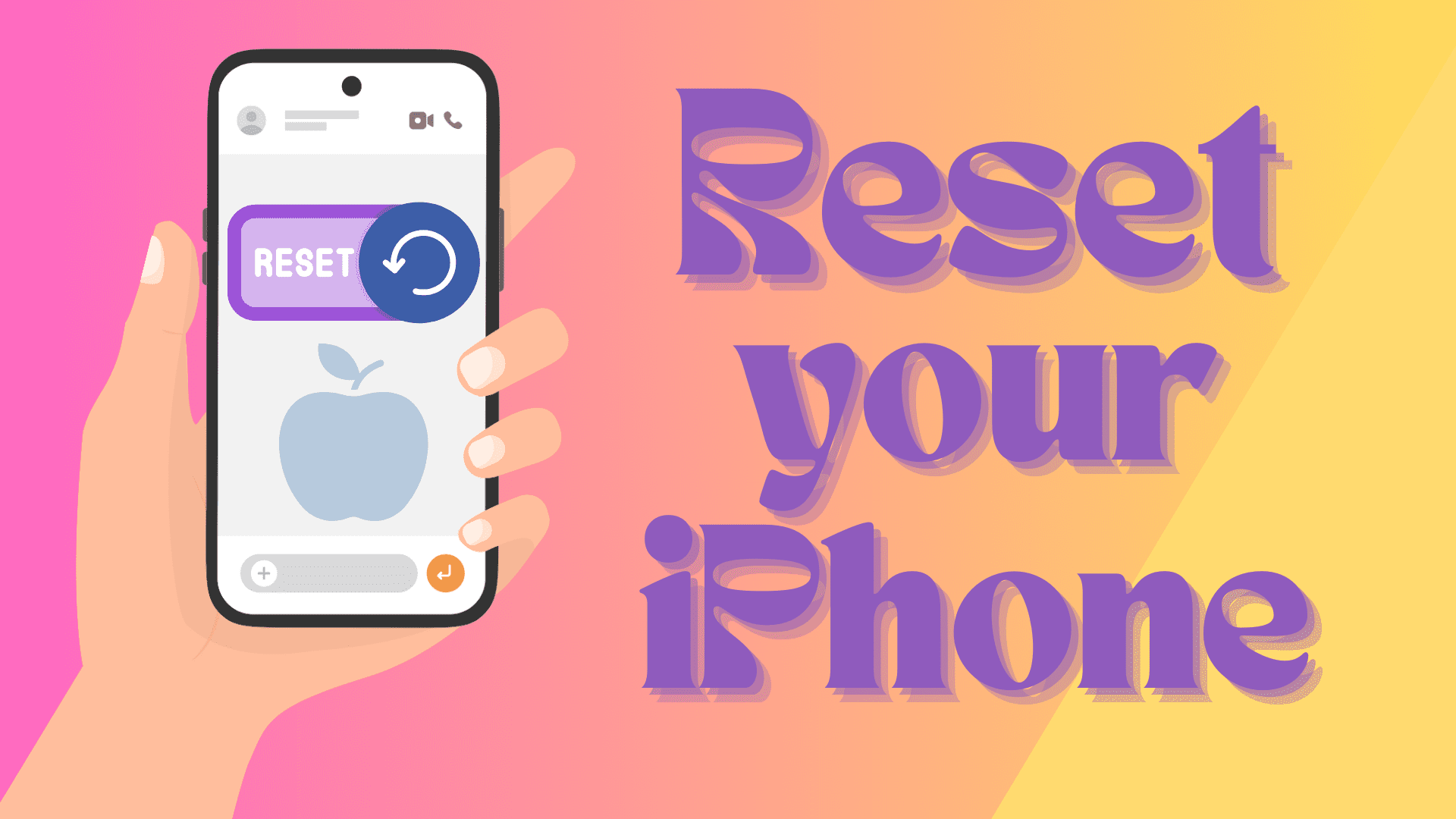 How to factory reset iphone