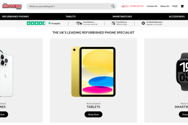 New website ui on tbps