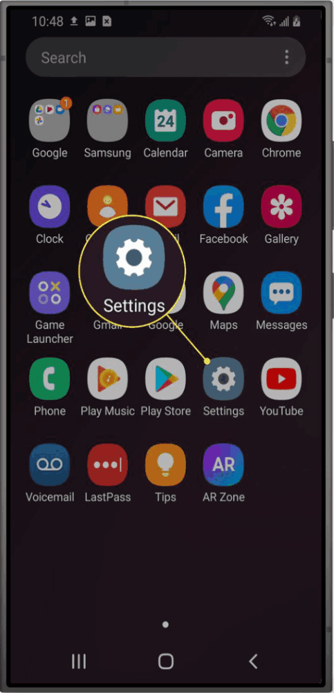 Samsung Settings